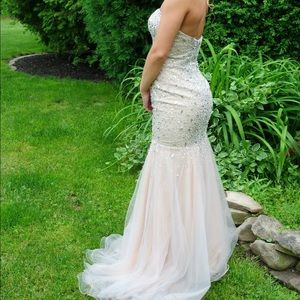 Mermaid style prom dress